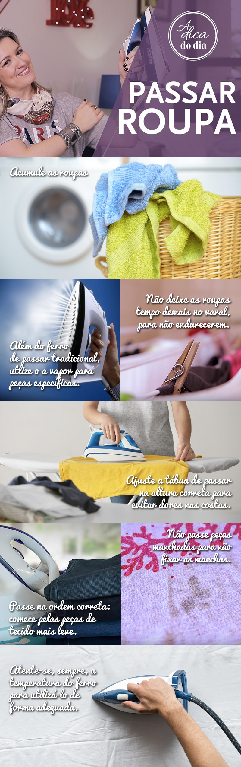 como passar roupa mais rpido