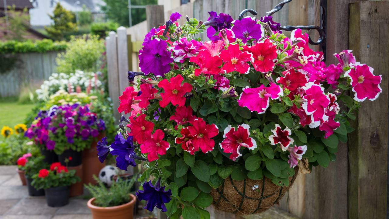 como plantar petunia em vaso