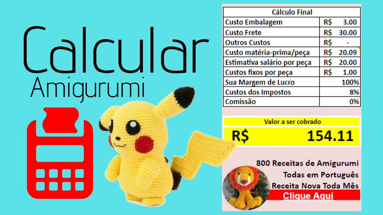 como precificar seu amigurumi