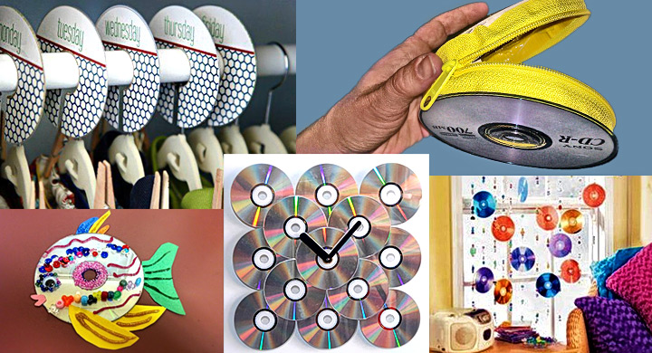 Reuso Criativo: 10 Ideias de Artesanato com CDs e DVDs Velhos