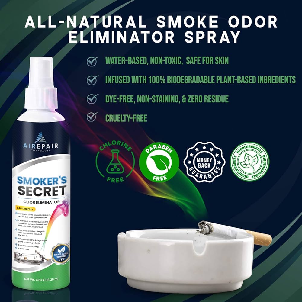 eliminar cheiro de cigarro em casa