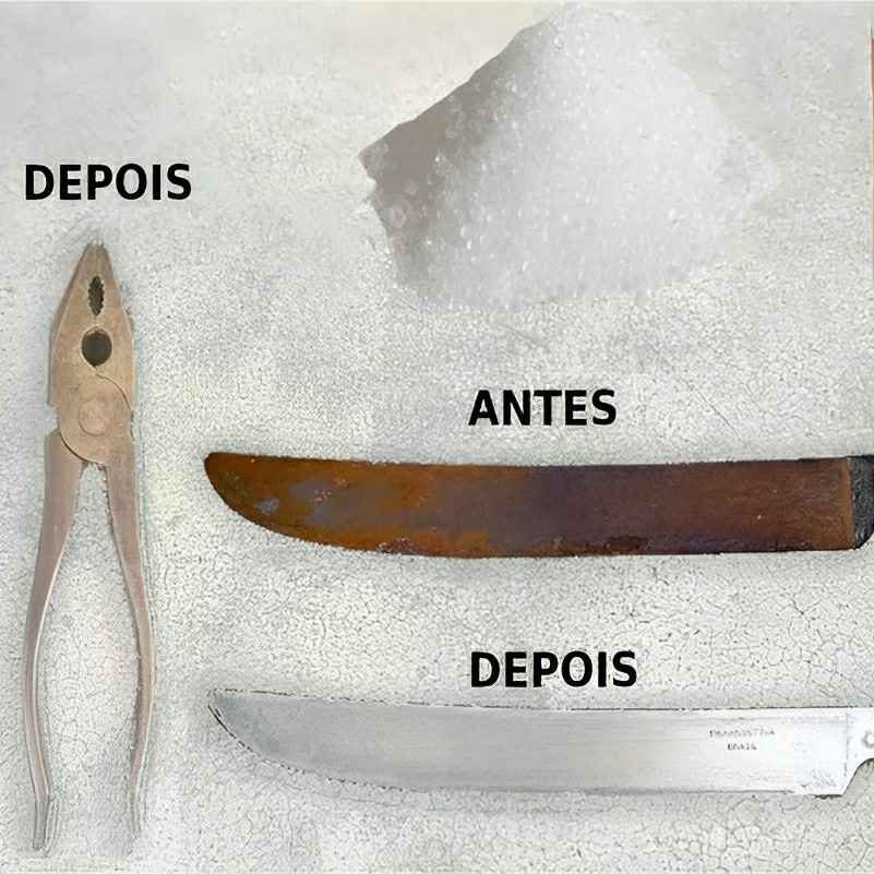 receita caseira para remover ferrugem
