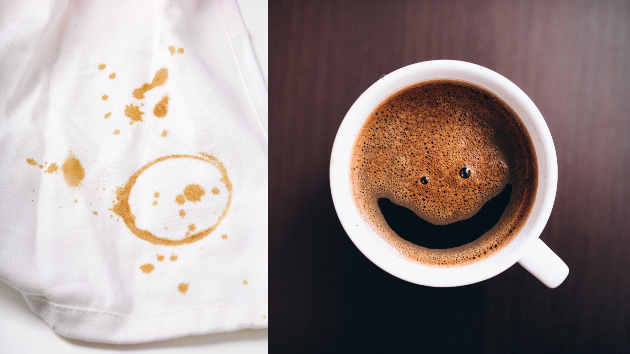 remover mancha de café antiga