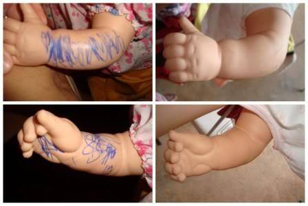 Os 3 maiores erros ao tentar tirar mancha de caneta de boneca e como evitá-los