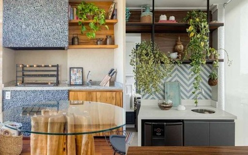 decoração área gourmet integrada