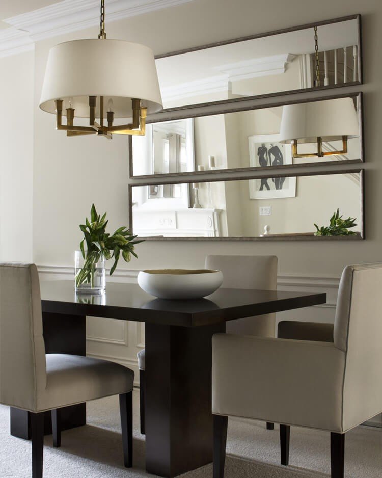 dicas de decoração com espelhos para ambientes pequenos