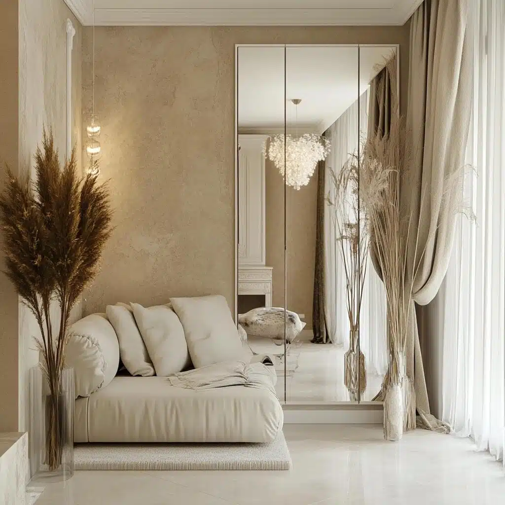 dicas de decoração com espelhos para ambientes pequenos