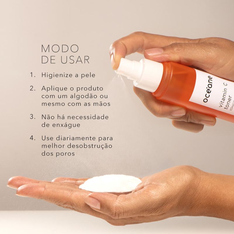 ordem correta de aplicar tônico