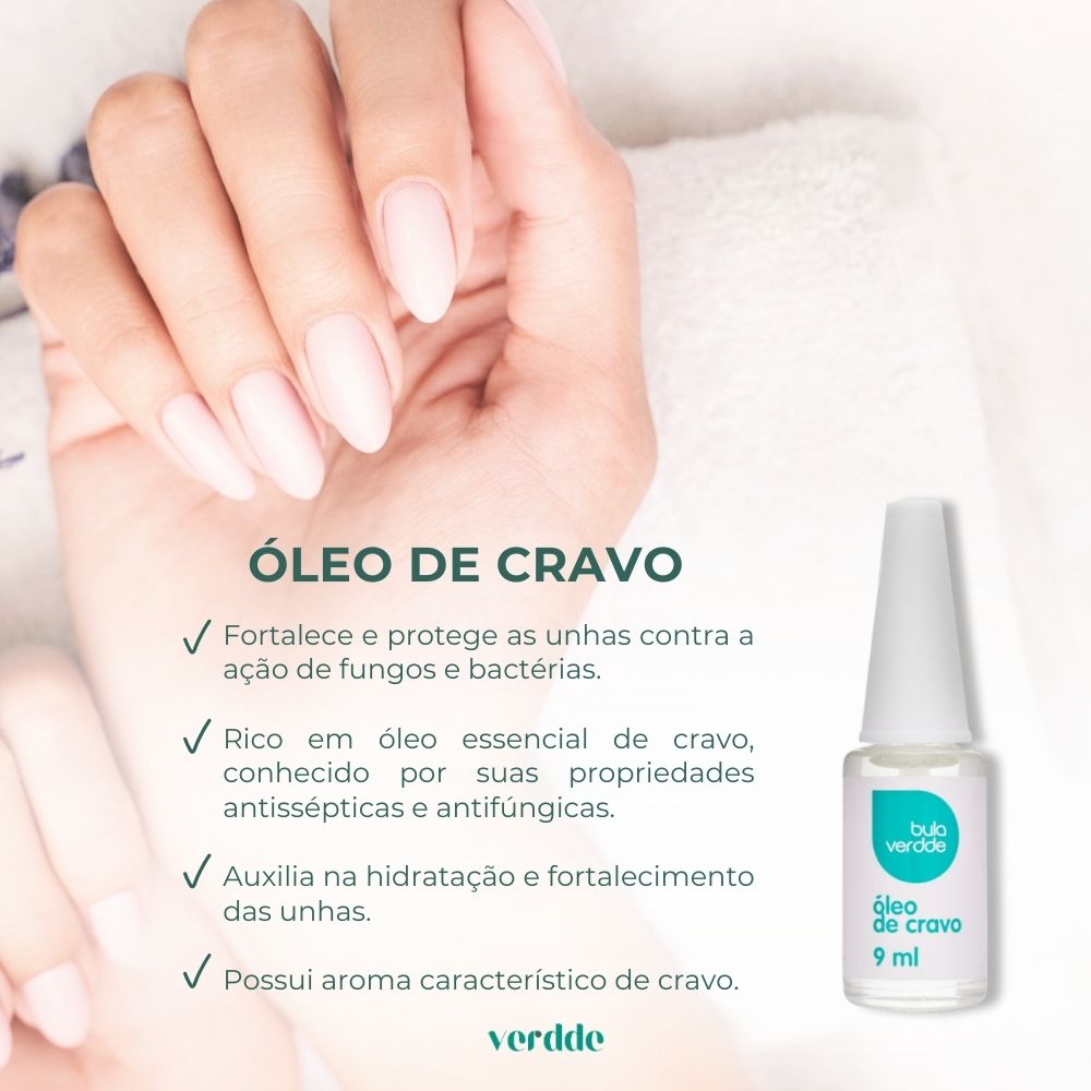 como usar oleo de cravo nas unhas