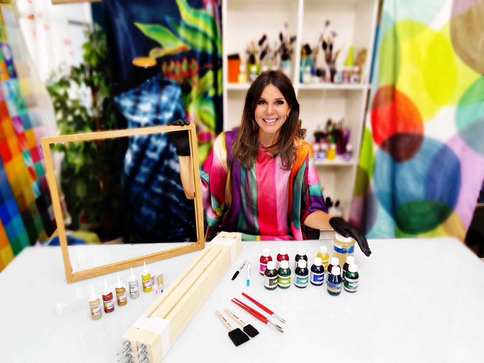 como usar suporte para pintura em tecido