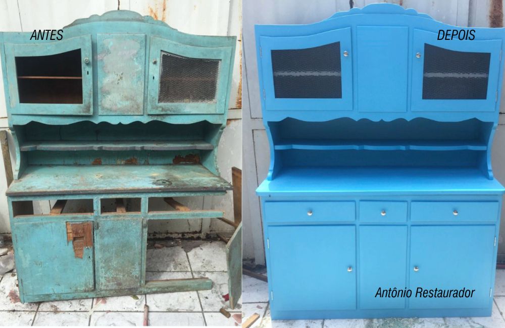 recuperação de móveis de madeira Curitiba