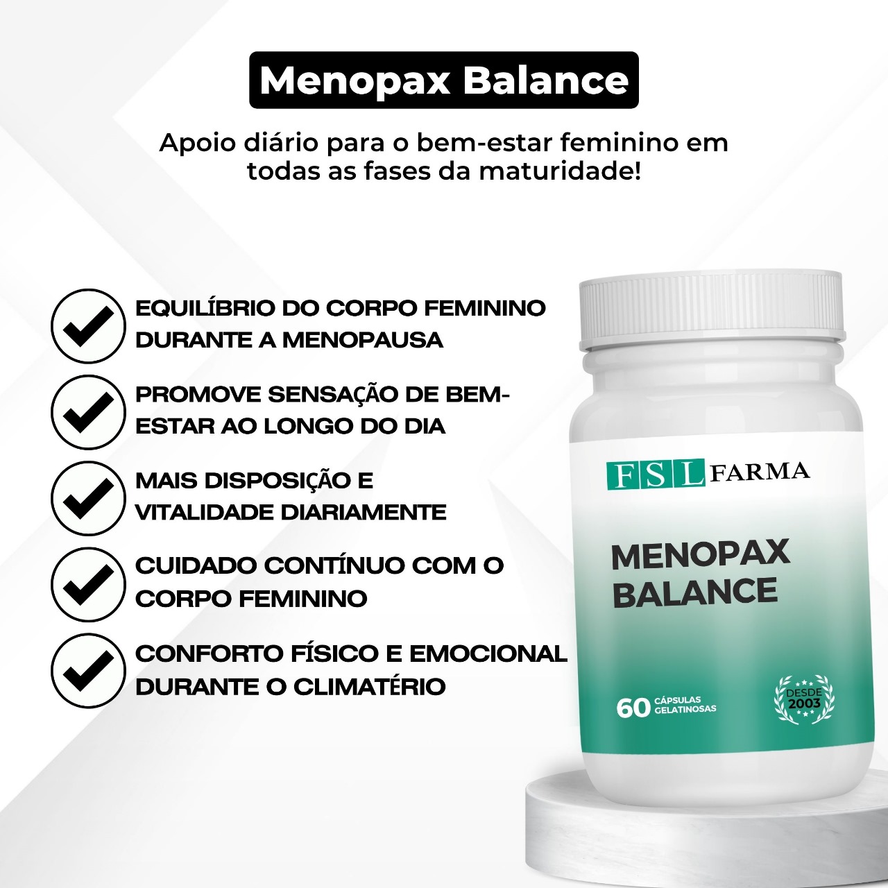 conforto na menopausa