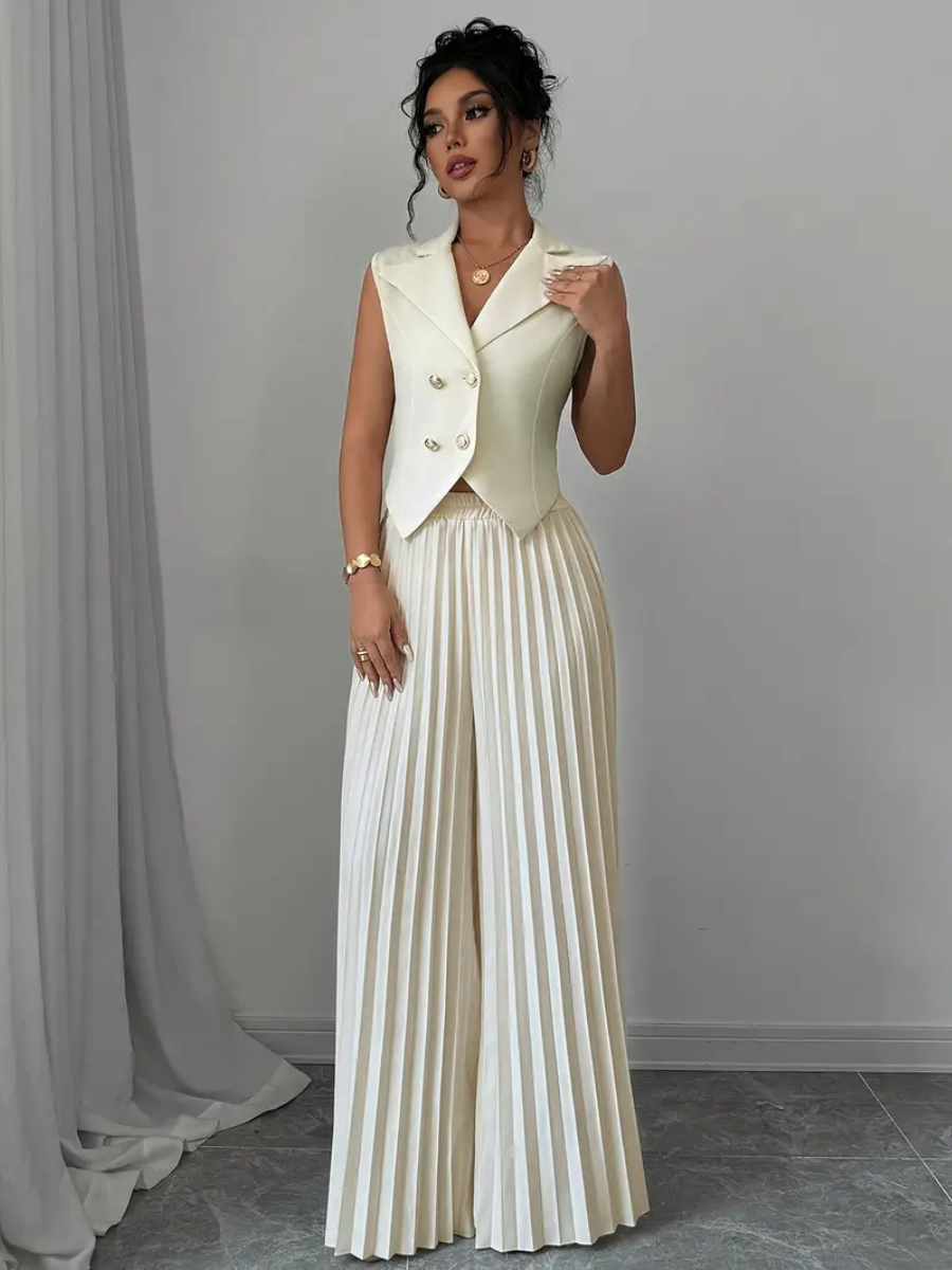 conjunto de blazer e calca de alfaiataria