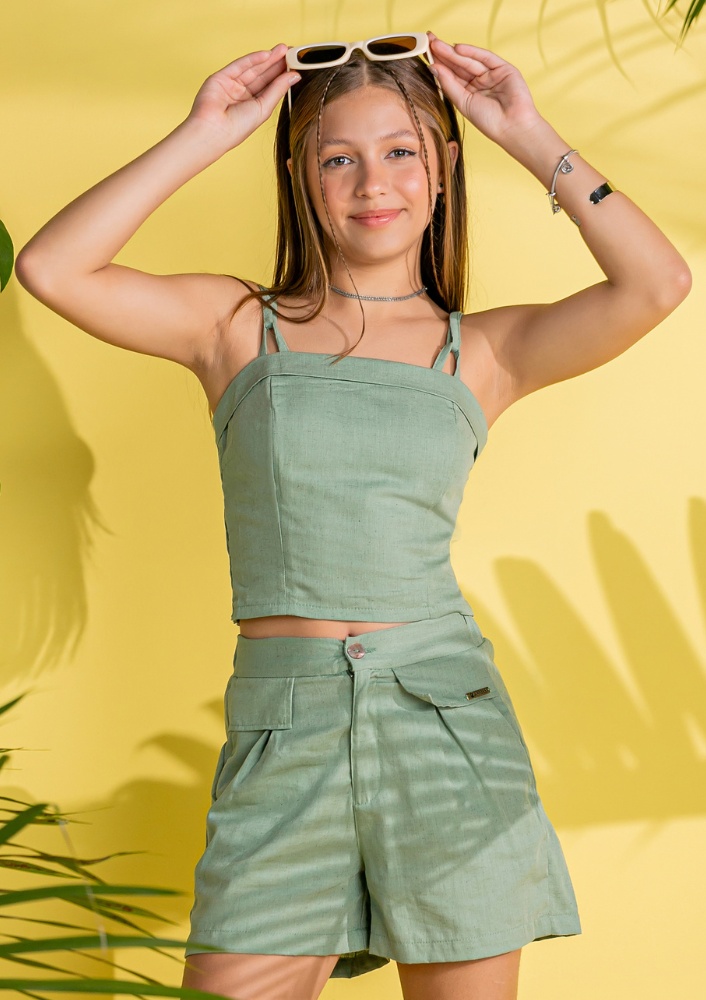 looks com conjunto de alfaiataria de linho