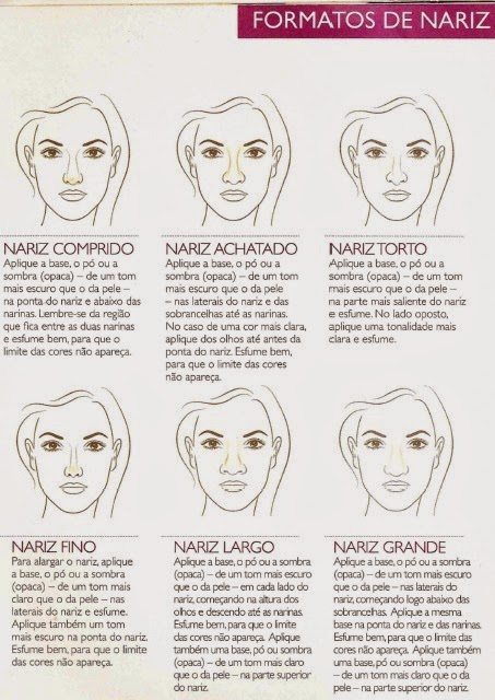 como fazer contorno no nariz passo a passo
