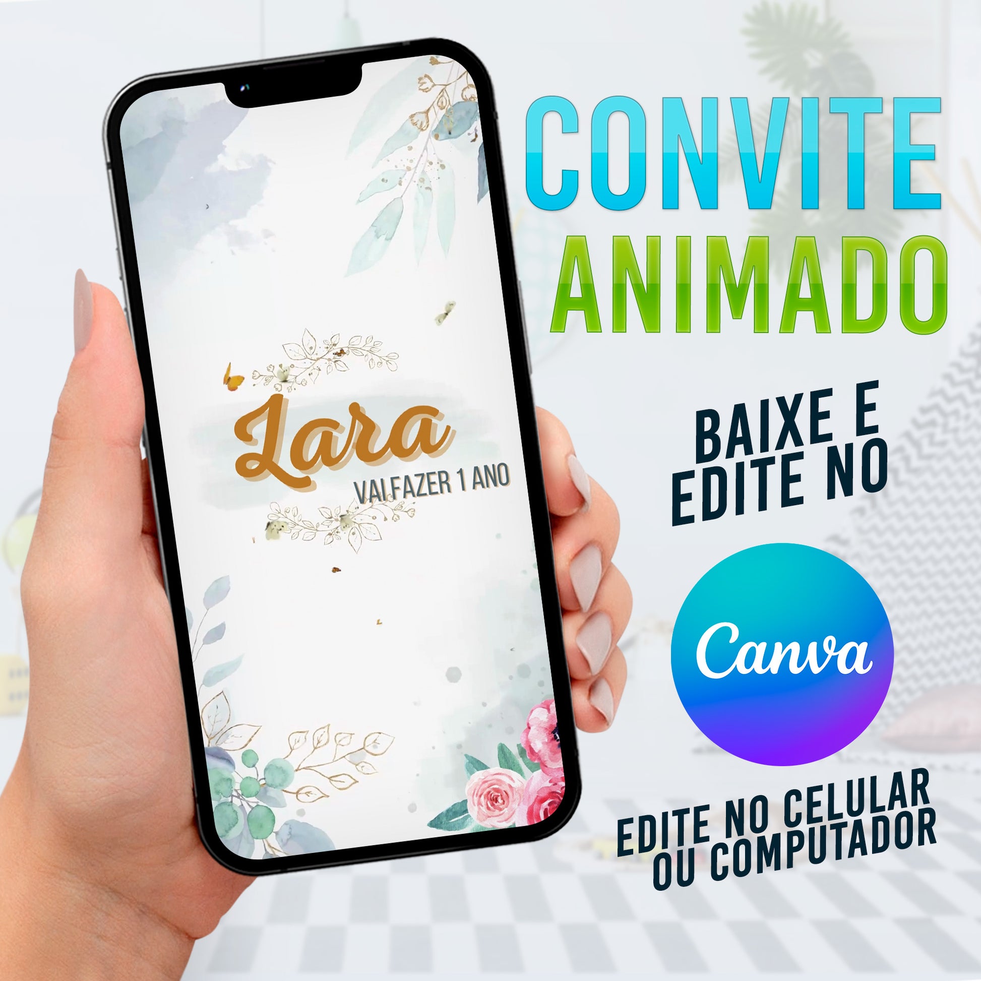 convite animado como fazer