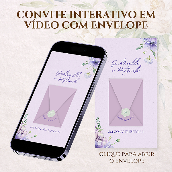 criar convite virtual com música e vídeo