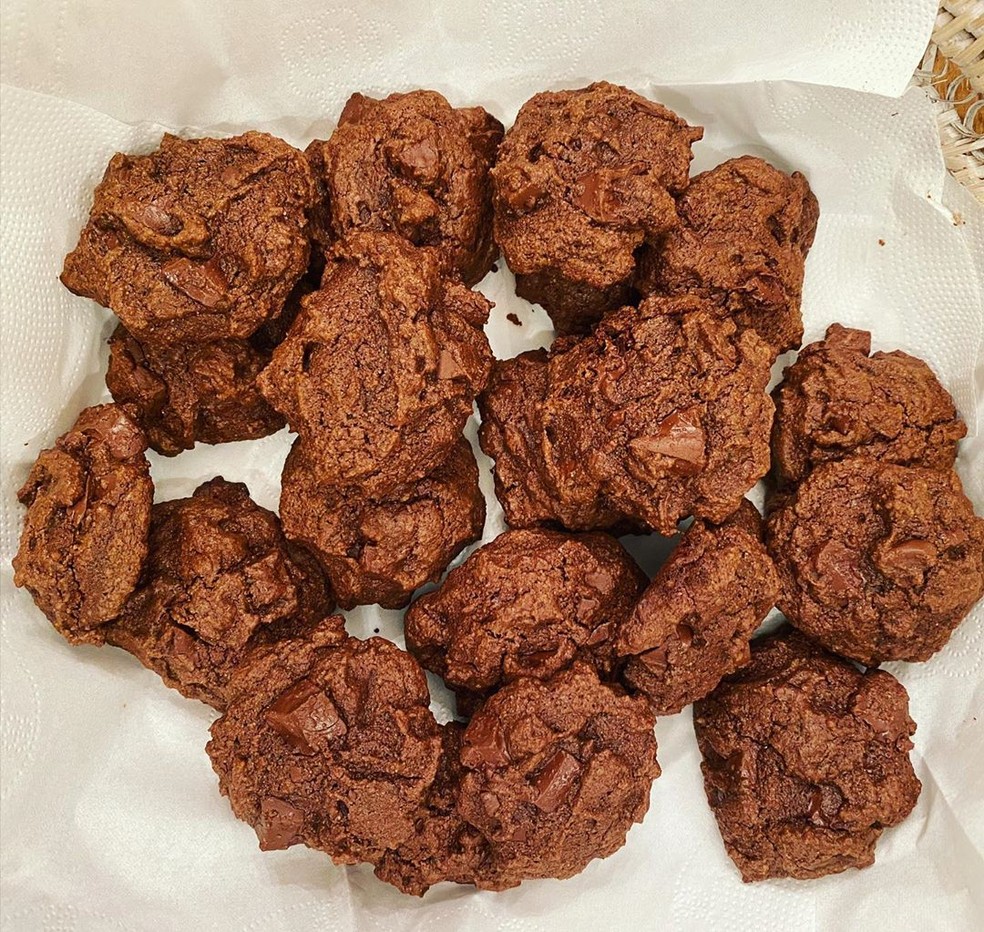 cookies integrais fáceis para lanche