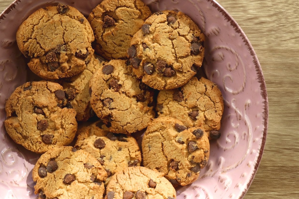 cookies integrais fáceis para lanche