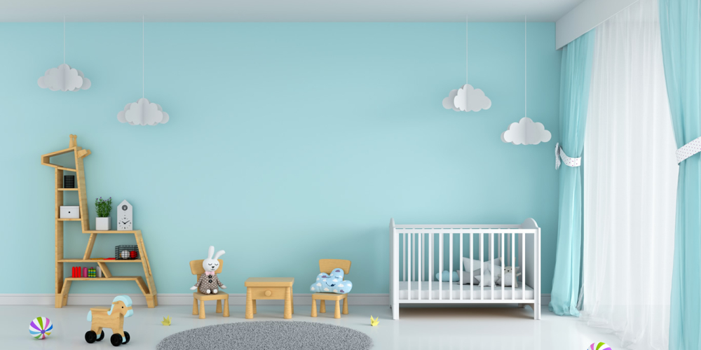 cores de tinta para quarto de bebe