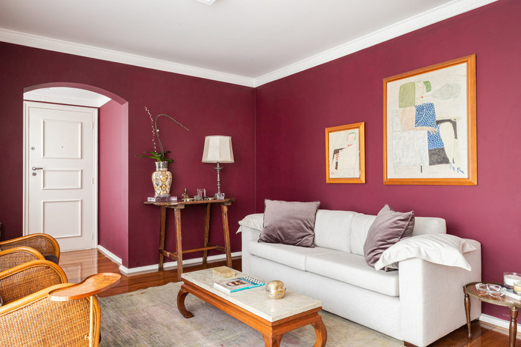 cores para a sala de estar