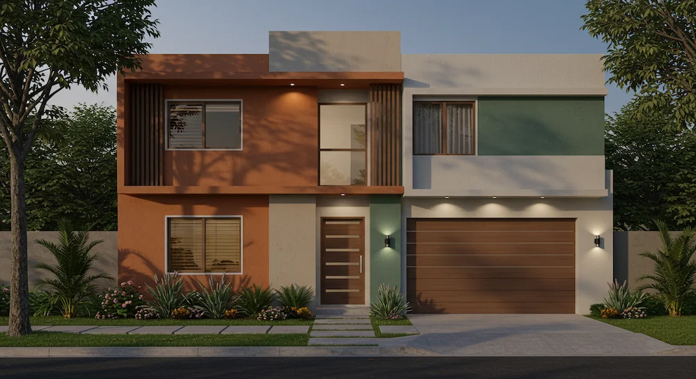 cores modernas e clássicas para exteriores de casas