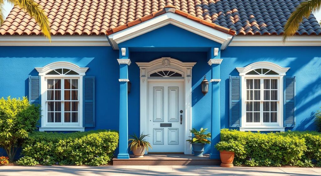 melhores cores para pintar a frente da casa