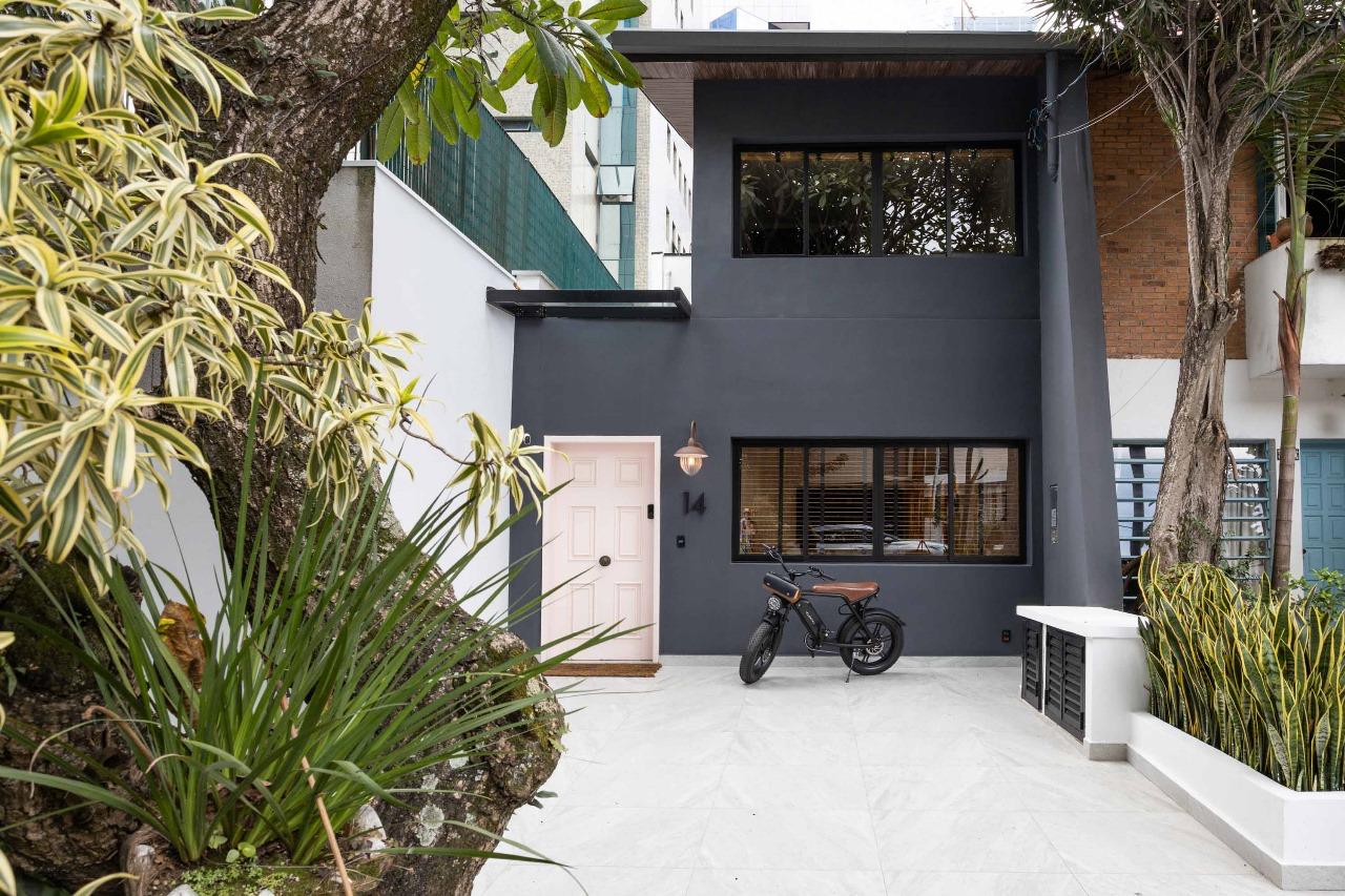 tendências de cores para fachada de casas 2025