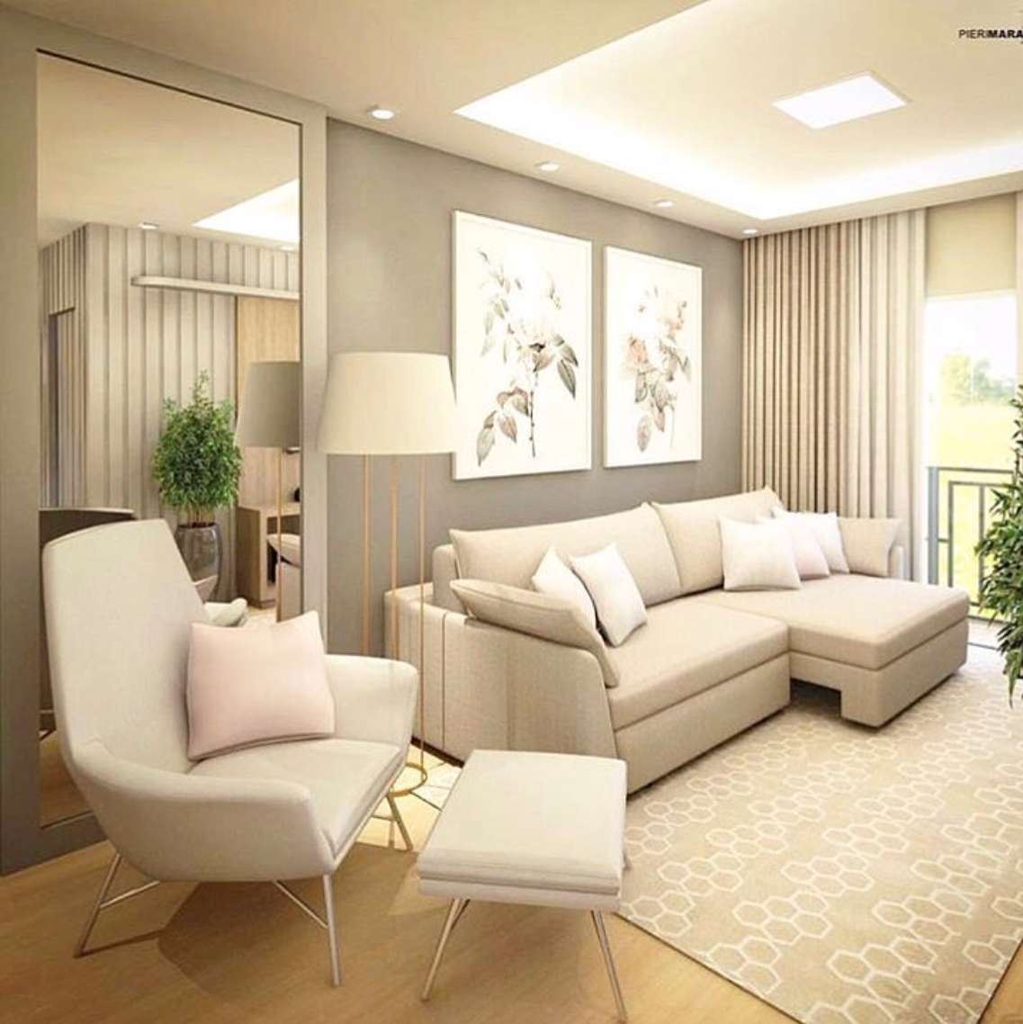 cores que criam aconchego na sala