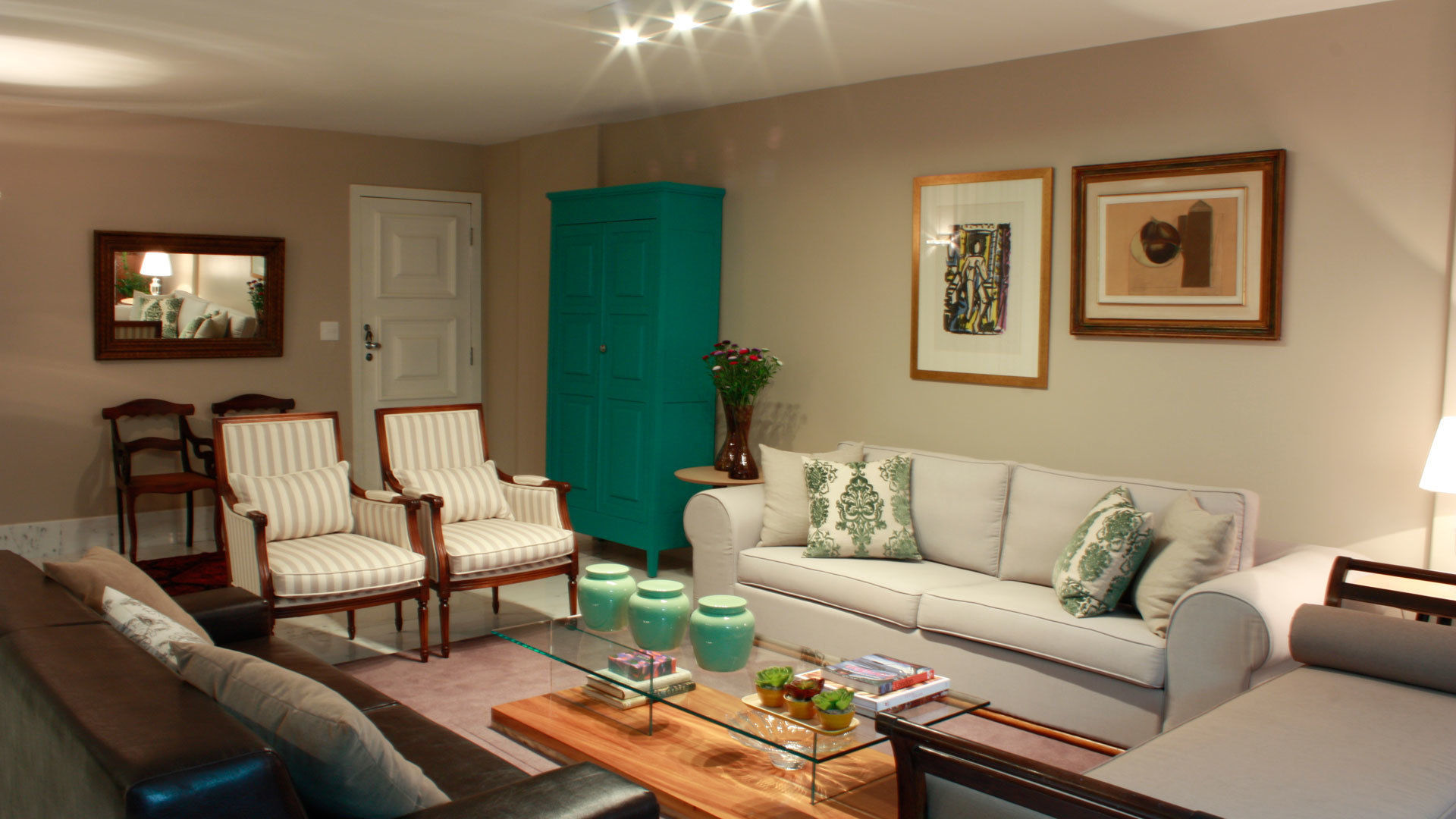 cores para sala de estar 2025