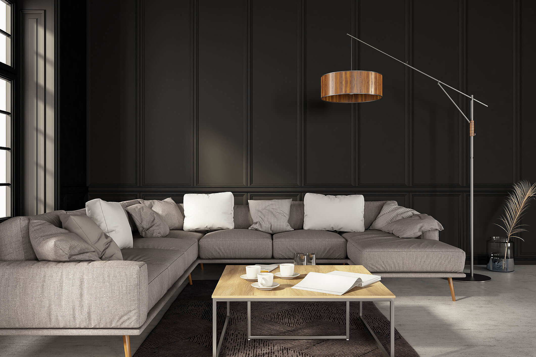 cores baratas para sala pequena e escura