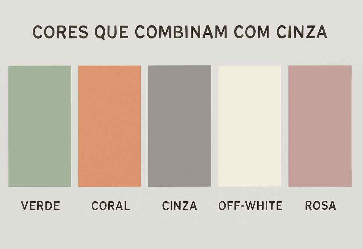 cores que combinam com cinza