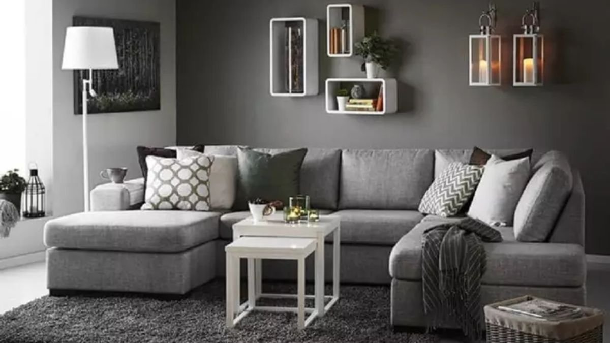 combinações de cores para ambientes cinzas