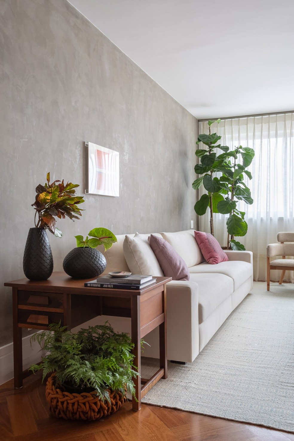 harmonização de cores com o cinza