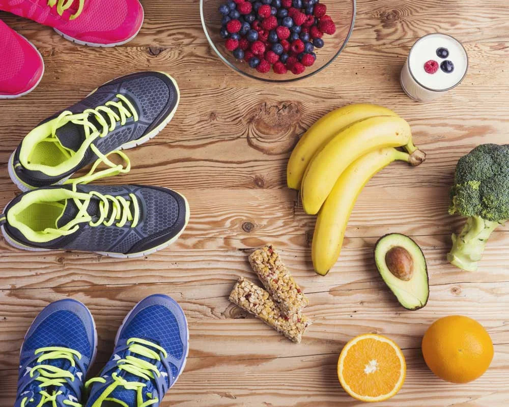 corrida e alimentação