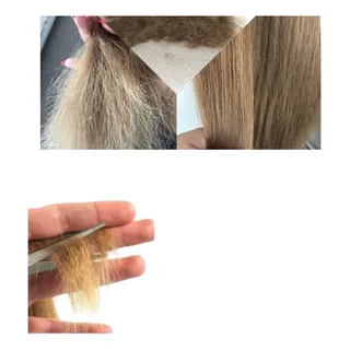 corte bordado com máquina split ender