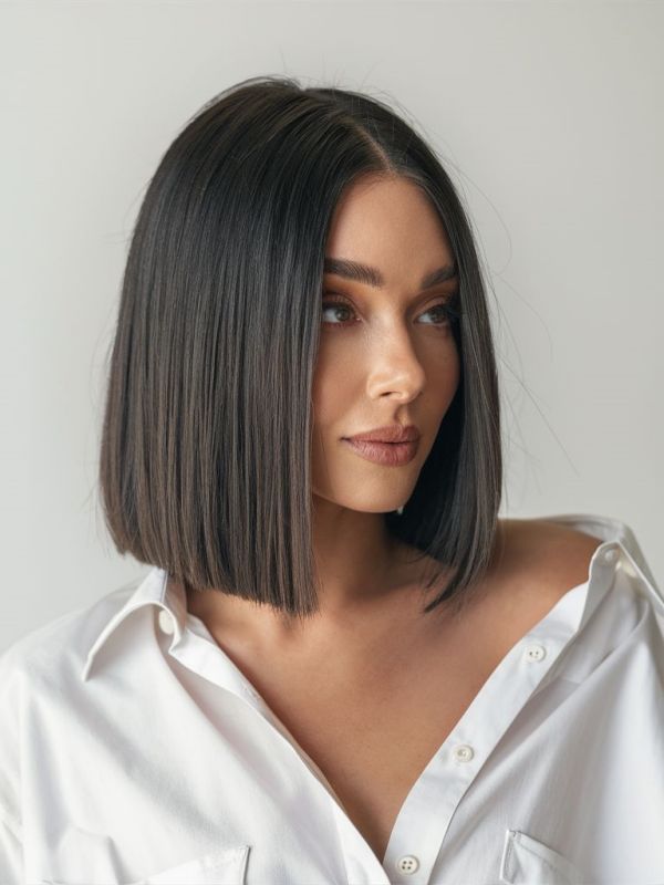 Long Bob de Bico: A Versão Suave do Clássico