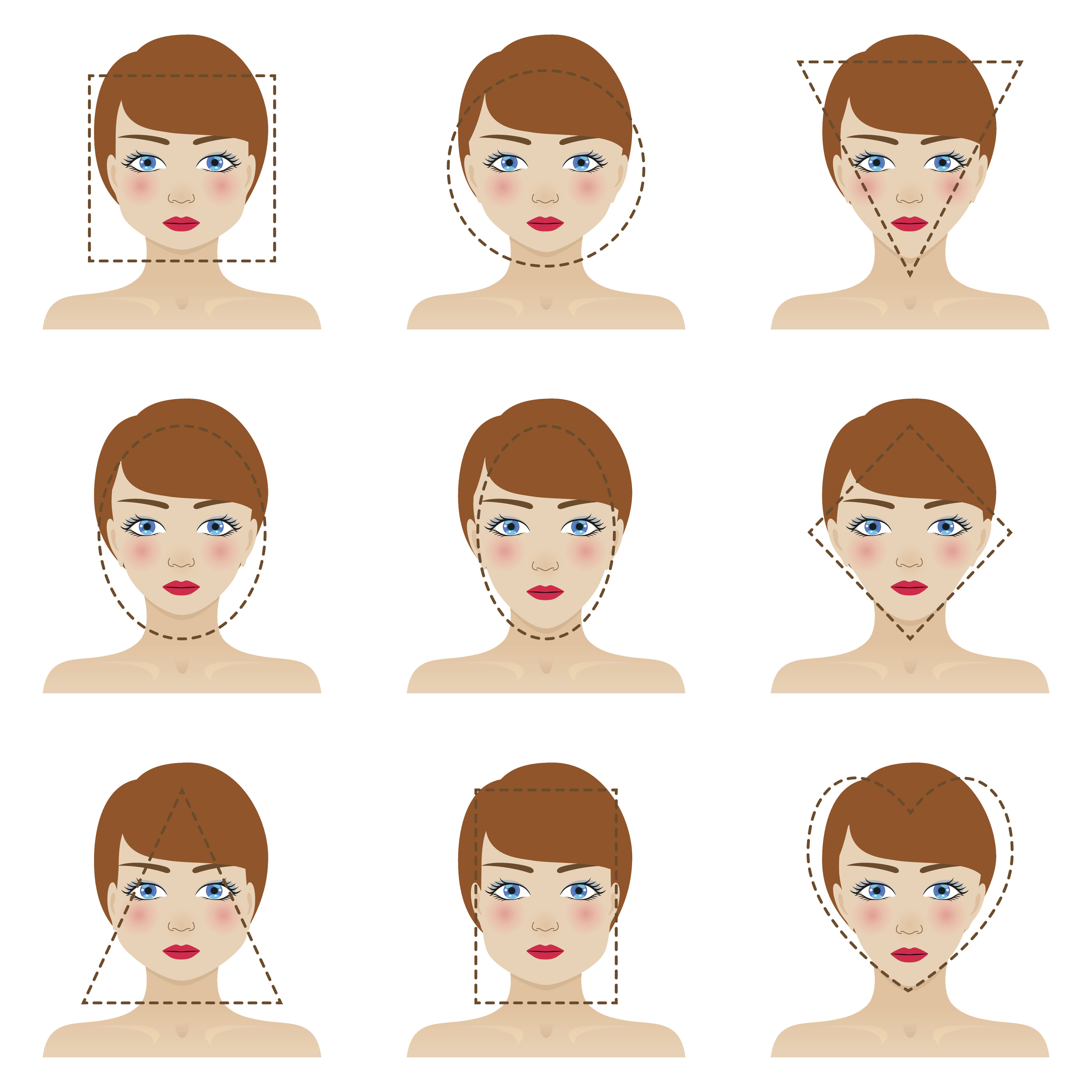 Tendências de Cortes Curtos para Rosto Redondo