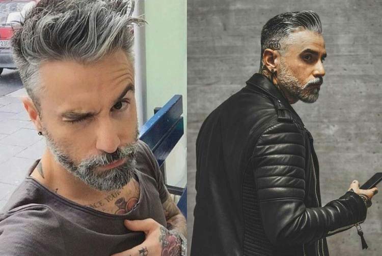 melhores cortes de cabelo masculino grisalho para 2024