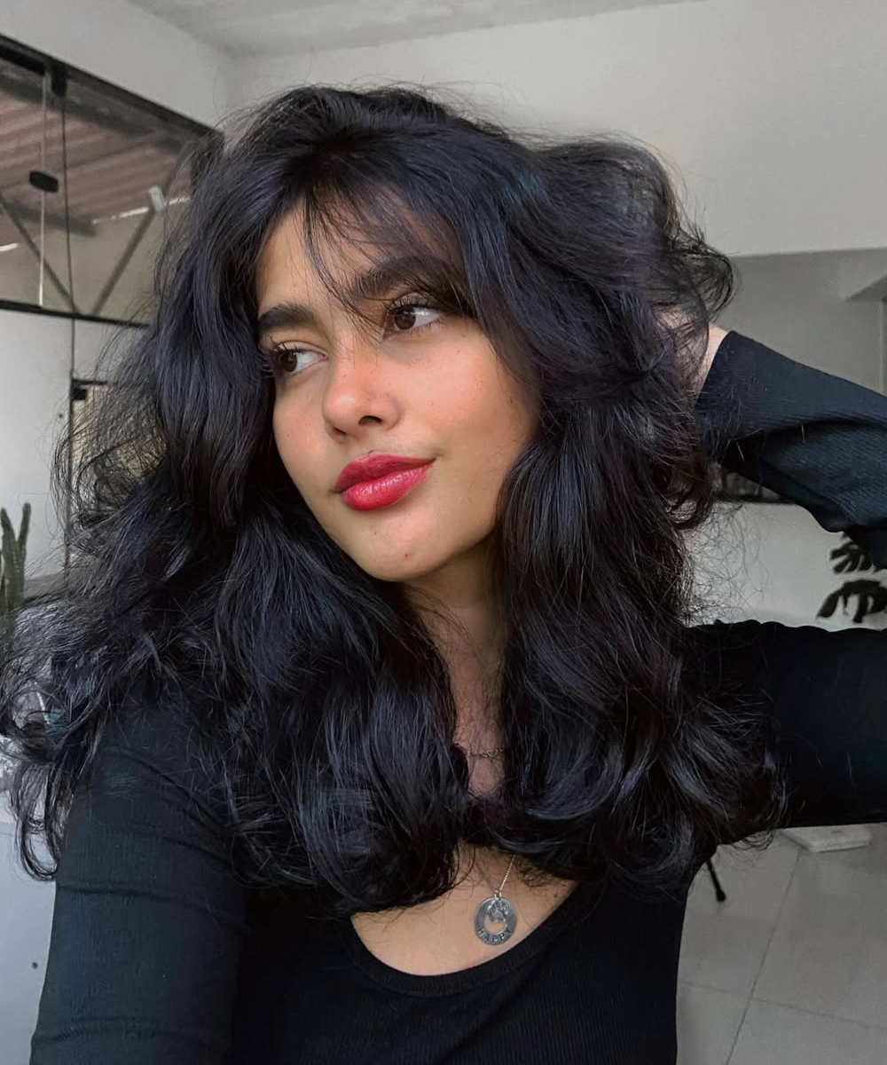 corte de cabelo ondulado 2a