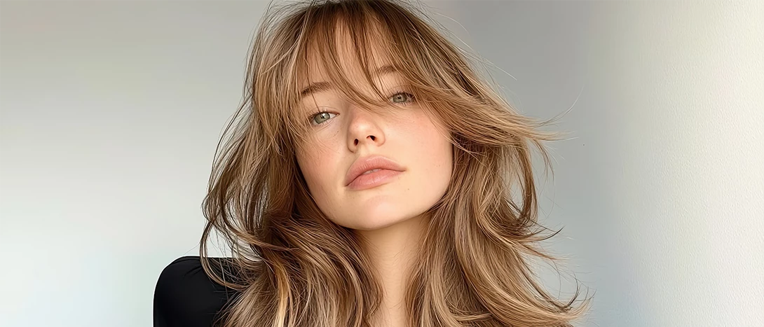 corte de cabelo wolf cut feminino