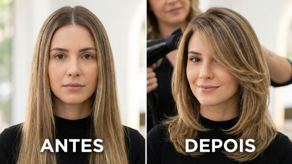 cortes de cabelo feminino para afinar o rosto