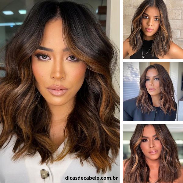 cortes de cabelo para rosto oval com testa grande