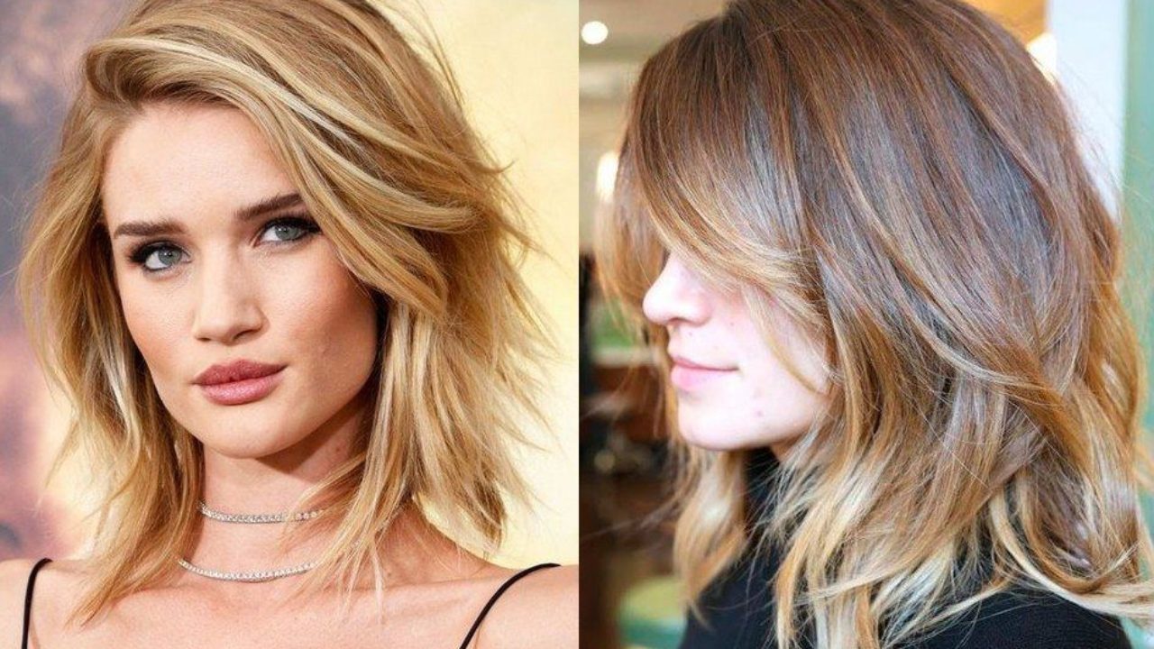 cortes de cabelo para rosto oval com testa grande