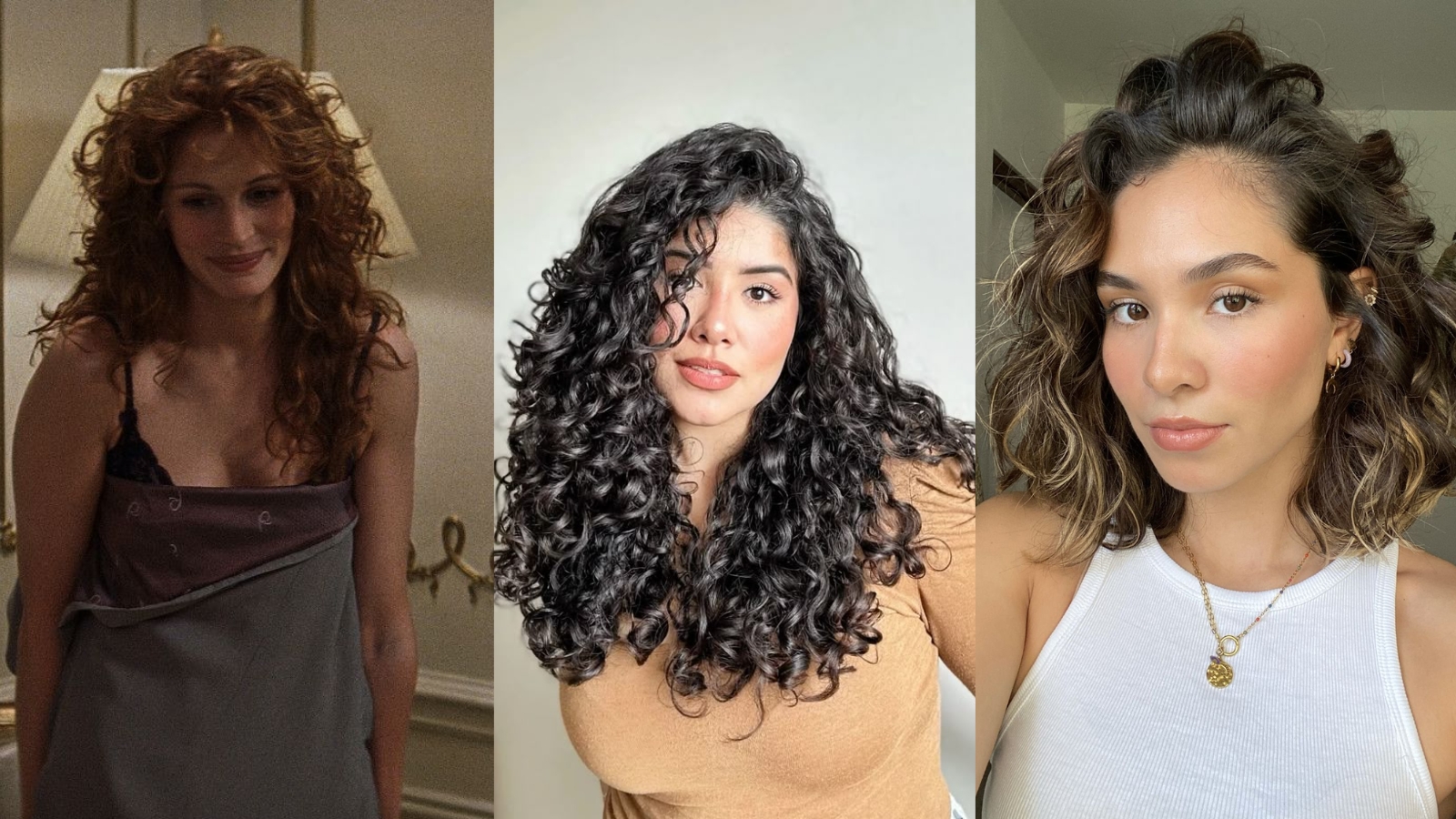 corte cacheado com volume controlado