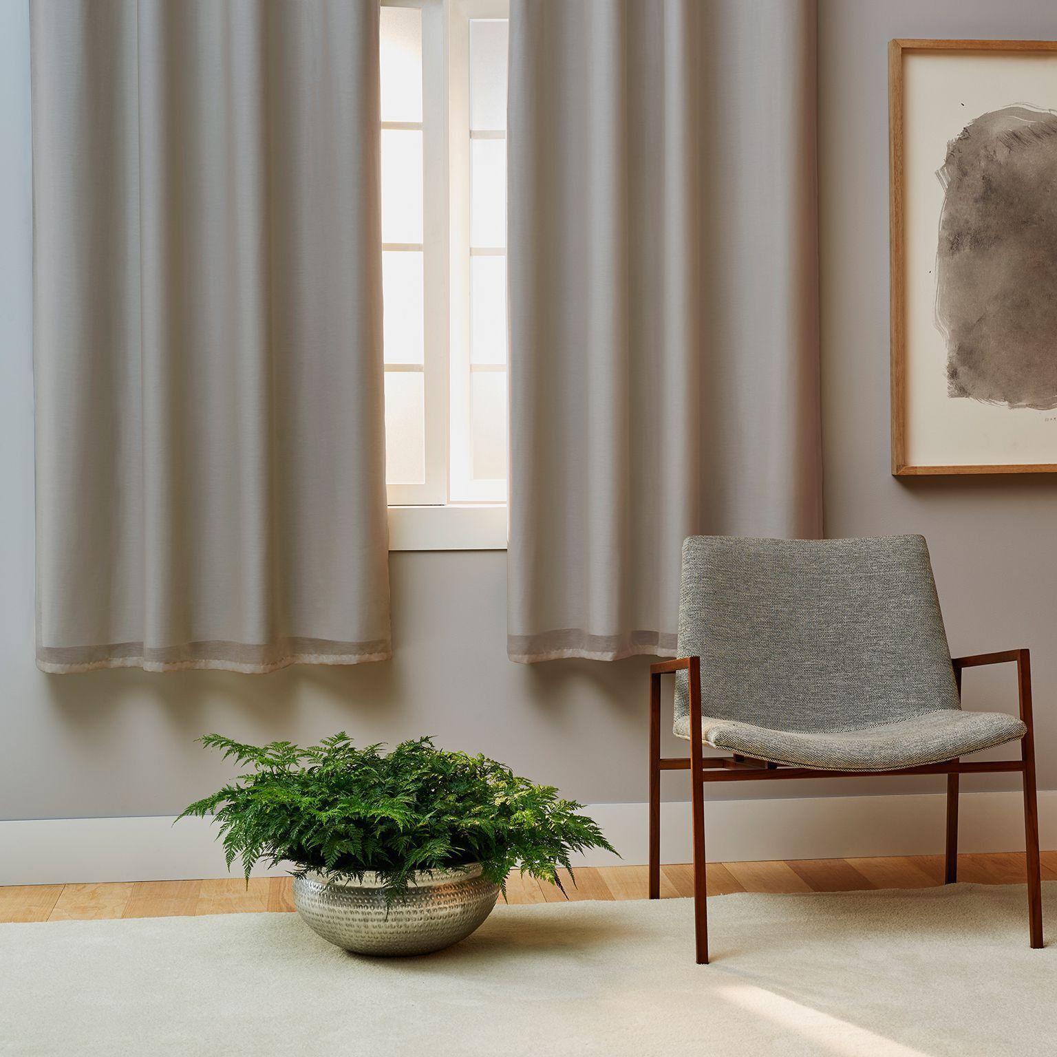 cortina para sala curta ou longa