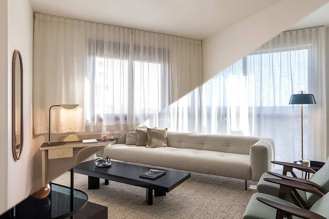 como escolher o tamanho de cortina