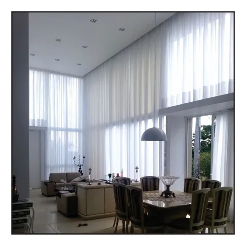 5 tecidos ideais para cortinas de pé direito duplo