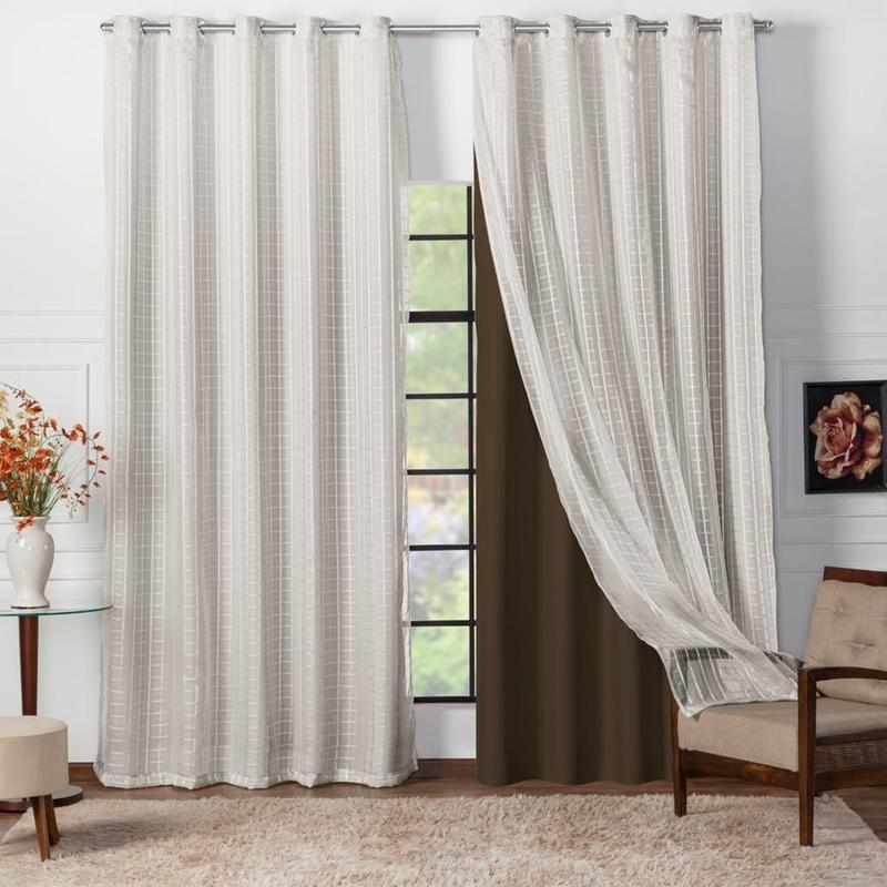 cortina para porta de vidro da sala