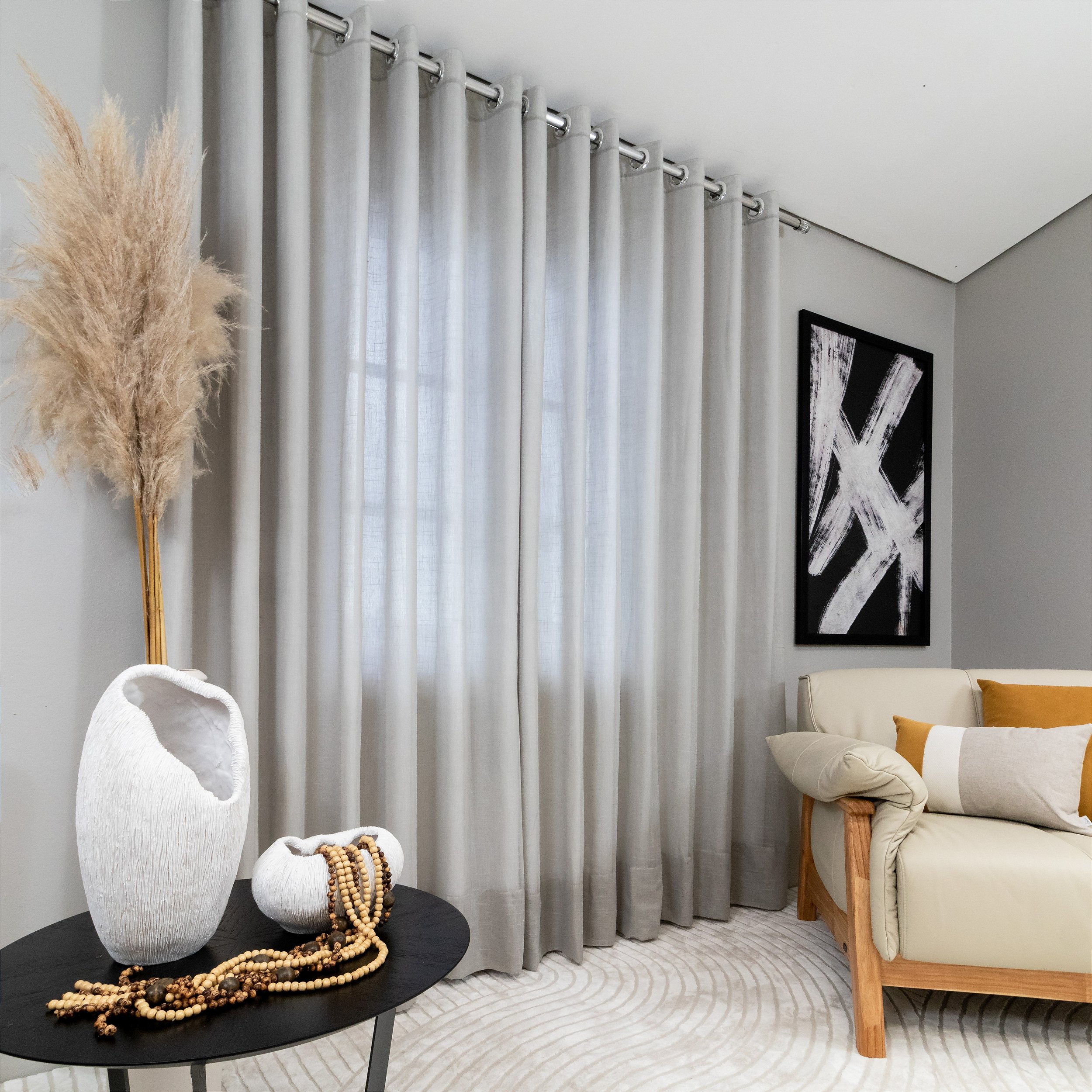 tipos de cortinas para sala de estar